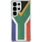 South Africa Flag Distressed Galaxy S25 Ultra Clear Case